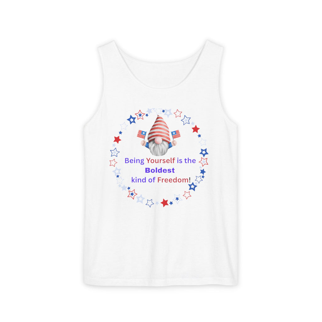 Patriotic ‘Being Yourself is the Boldest Kind of Freedom’ Tank