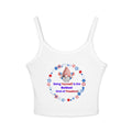 Patriotic ‘Being Yourself is the Boldest Kind of Freedom’ Tank-Spegetti Straps