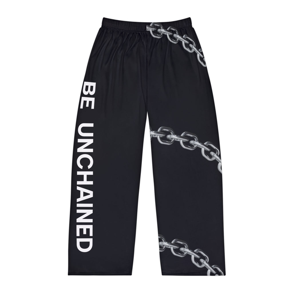 Be Unchained Sleep Pants — Men's Black Chain-Print Pajama Pants