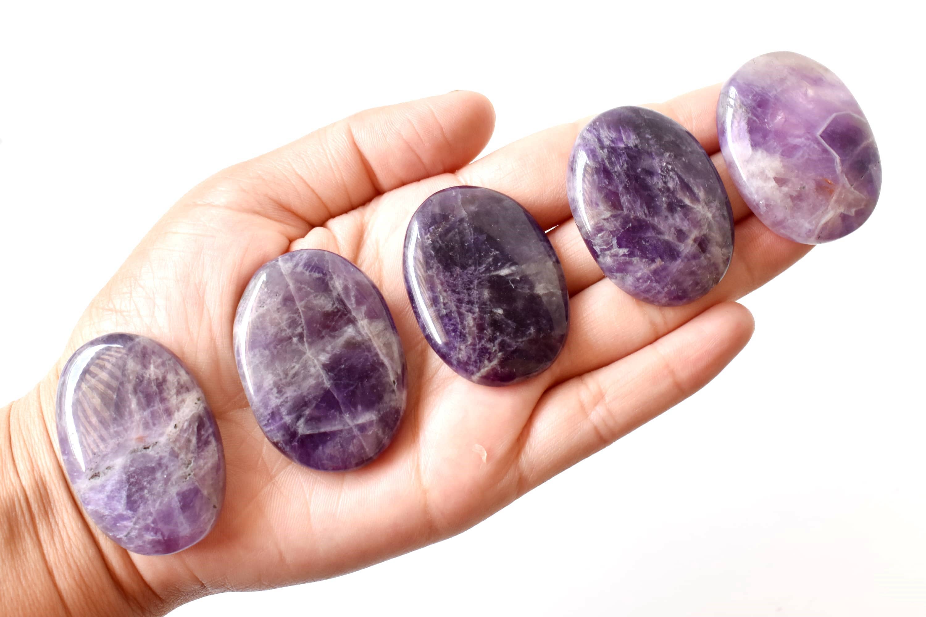 Bulk Worry Stones Pocket Crystals Thumb Stones