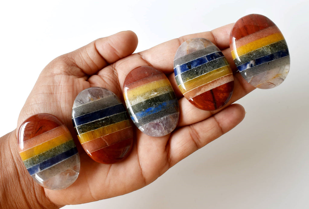 Bulk Worry Stones Pocket Crystals Thumb Stones